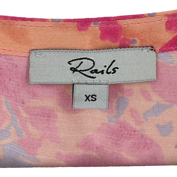 Rails Dress Tara Floral print minidress pink X-Small XS - Picture 5 of 9